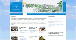 Desktop Screenshot of invitation-a-la-vie.org